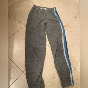 Aviator Nation Blue Striped Sweatpants